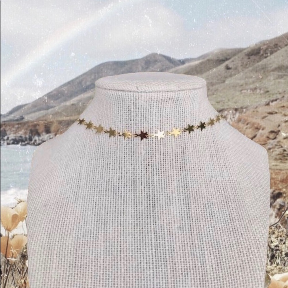 Gold star choker from outer banks - Picture 1 of 1